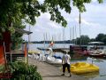 Die Landeshauptstadt Hannover - der Bootsverleih am Restaurant und Biergarten Pier 51