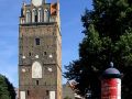 Hansestadt Rostock - das gotische Kröpeliner Tor der Rostocker Stadtbefestigung, westlicher Abschluss der langen Kröpeliner Strasse 