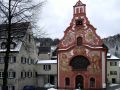 Die Heilige-Geist Spitalkirche in der Spitalgasse - Füssen am Lech im Ostallgäu