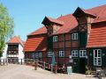 Bergringstadt Teterow, das Mühlenviertel - die historische Stadtmühle von 1800, heute ein Restaurant