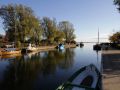 Das Ostseebad Wustrow auf dem Fischland - der Boddenhafen am Saaler Bodden