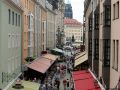 Elbflorenz Dresden - die Münzgasse zwischen der Frauenkirche und der Brühlschen Terrasse
