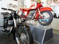 Verkehrsmuseum Dresden - Motorrad MZ RT 125/3, Baujahr 1962 sowie das Schnittmodell der MZ-ES 175 der Baujahre 1957 bis 1972