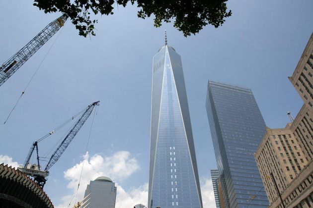 Das neue World Trade Center mit dem 541, 3 Meter hohen One World Tower - Financial District Manhattan, New York City
