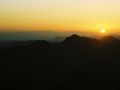 Mosesberg, Mt. Sinai - Sonnenaufgang über dem Sinai, täglich pünktlich um sechs Uhr morgens