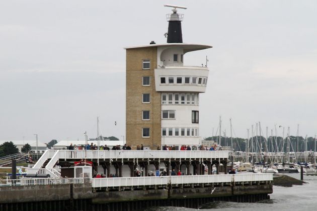 Cuxhaven - die Aussichtsplattform Alte Liebe und der Radarturm
