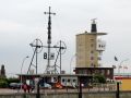Cuxhaven - der Windsemaphor und der Radarturm an der Alten Liebe