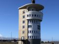 Cuxhaven - der 34 Meter hohe Radarturm an der Alten Liebe aus dem Jahr 1960 steht unter Denkmalschutz