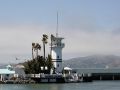 Leuchtturm auf der künstlich angelegten Forbes Island - Pier 39, San Francisco, Kalifornien
