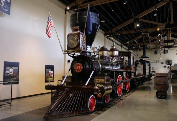 Nevada State Railroad Museum - Dampflok Virginia and Truckee No. 22 - the Inyo oder Brass Betsy Nevada State Railroad Museum - Dampflok Virginia and Truckee No. 22 - the Inyo oder Brass Betsy