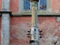 Rothenburg ob der Tauber - Brunnen an der Katholischen Kirche