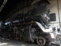 Sächsisches Eisenbahnmuseum Chemnitz-Hilbersdorf - die Dampflokomotive 50 3628, Baujahr 1942 im Rundheizhaus