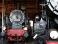 Das Eisenbahnmuseum Schwarzenberg im Erzgebirge - die Dampflokomotive 75 501