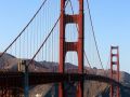Fort Point, San Francisco - die Golden Gate Bücke über die San Francisco Bay