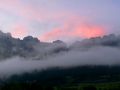 Wetter- und Wolkenstimmungen nach Abzug eines Gewitters am Wilden Kaiser in Tirol 
