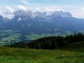 Das Kaisergebirge in Tirol - der Wilde Kaiser vom Ellmauer Hausberg, dem Hartkaiser, aufgenommen
