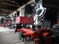 Das Bayerische Eisenbahn Museum in Nördlingen - Dampflokomotiven im Ringlokschuppen, vorn die 50 778