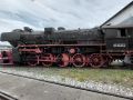 Das Bayerische Eisenbahn Museum in Nördlingen - die Kriegs-Güterzuglokomotive 52 3548 - Baujahr1943, Hersteller Krauimages-Maffei