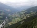 Die Aussichtsplattform Gachenblick am Naturparkhaus Kaunergrat - der Blick in das Inntal