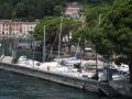 Toscolano-Maderno an der Riviera Bresciana des Gardasees - der kleine Bootshafen an der Via  Lungolago Guiseppe Zanardelli