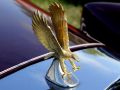 Ein mit 18 Karat vergoldeter Adler kr&ouml;nt den verchromten K&uuml;hler des Zimmer Golden Spirit im Neoklassik-Design