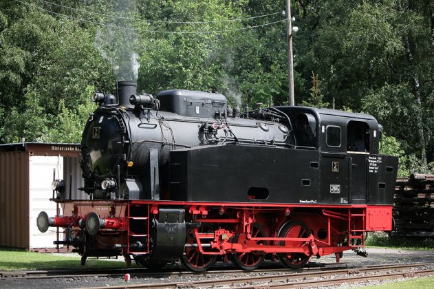 Jan Harpstedt von der Delmenhorst-Harpstedter-Eisenbahn - die Dampflok DHE No. 2, Typ Hannibal