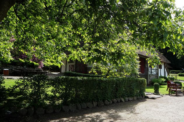 Liselund auf der Insel Mön - das Schweizerhaus am Parkeingang Liselund auf der Insel Mön - das Schweizerhaus am Parkeingang