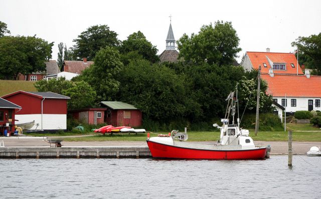 Der Hafen von Nyord  - Insel Nyord, Dänemark