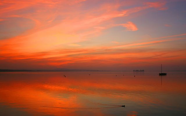 Sonnenuntergang am Steinhuder Meer Sonnenuntergang am Steinhuder Meer