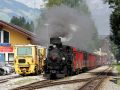 Die Zillertalbahn - Dampfzug der Zillertalbahn in Kaltenbach-Stumm, Zillertal