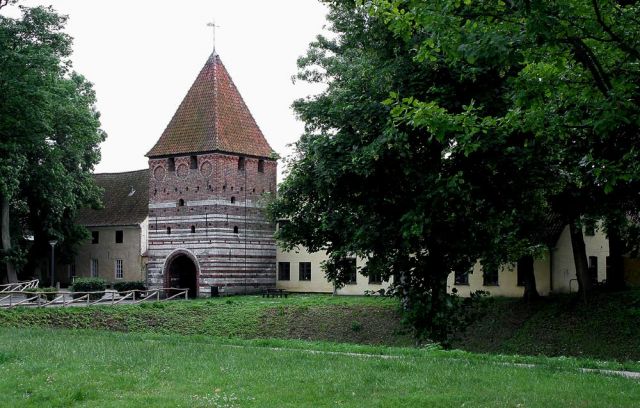 Mølleporten, das Mühlentor in Stege auf Møn Mølleporten, das Mühlentor in Stege auf Møn