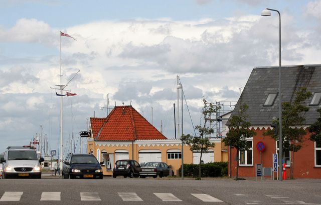 Vor der Brücke zum Stege Nor - Stege auf Møn Vor der Brücke zum Stege Nor - Stege auf Møn