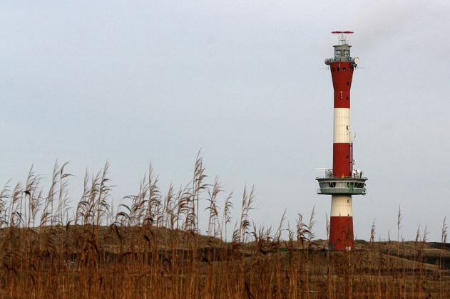 Leuchttürme deutsche Nordseeküste - Nordseeinsel Wangerooge - neuer Leuchtturm Wangerooge, kombinierter Leucht- und Radarturm - Ostfriesische Inseln, Niedersachsen