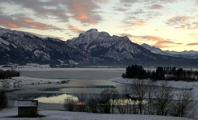 Forggensee und Alpen-Panorama - Allgäu in Bayern