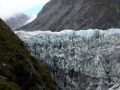 Das Gletschertor des Fox-Glaciers im Westland National Park, Neuseeland