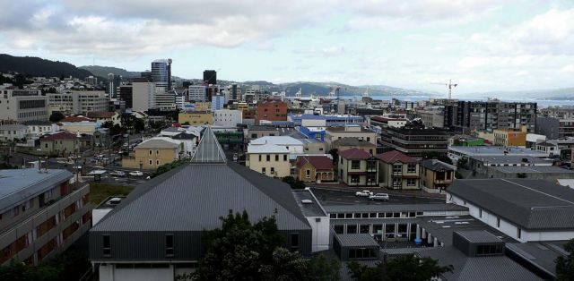 Blick über Wellington aus unserem Zimmer - Capital View Motor Inn, Wellington