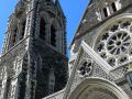 Die Kathedrale am Cathedral Square in Christchurch, deren Turm bei den Erdbeben eingestürzt ist