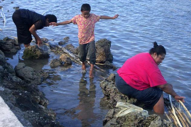 Dorfleben auf der Südsee-Insel Foa - im mittleren Archipel Ha'Apai des Königreiches Tonga Dorfleben auf der Südsee-Insel Foa - im mittleren Archipel Ha'Apai des Königreiches Tonga