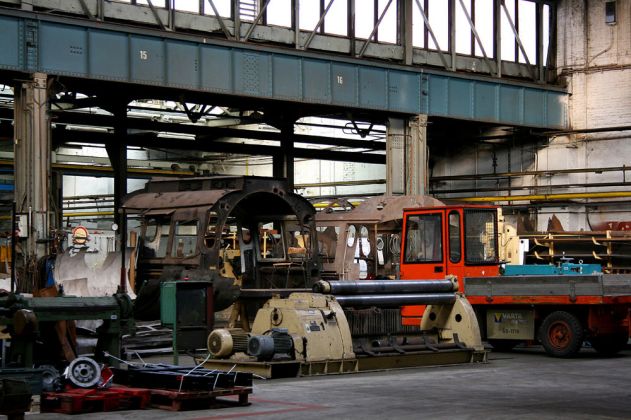 Dampflokwerk Meiningen - Die Lokhalle im DLW Meining Dampflokwerk Meiningen - Die Lokhalle im DLW Meining