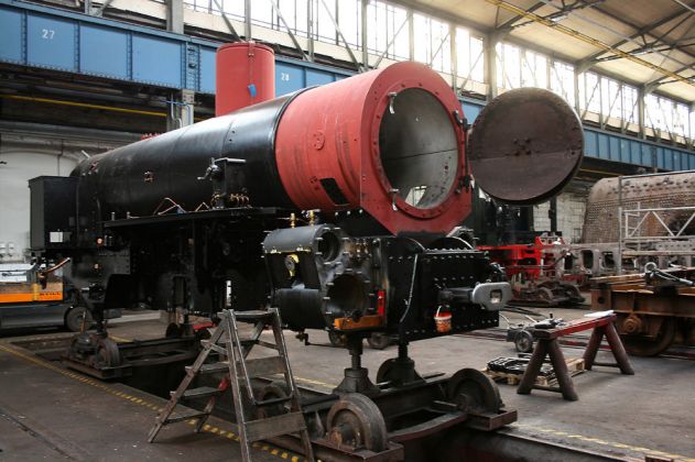 Dampflokwerk Meiningen - Die Lokhalle im DLW Meining Dampflokwerk Meiningen - Die Lokhalle im DLW Meining