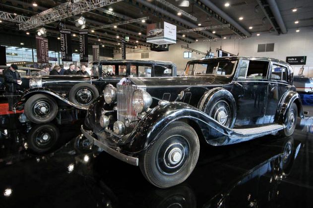 Rolls Royce Phantom III Limousine, Baujahr 1939 - Zwölfzylinder-Motor, 7.338 ccm, 180 PS - Bremen Classic Motorshow Rolls Royce Phantom III Limousine, Baujahr 1939 - Zwölfzylinder-Motor, 7.338 ccm, 180 PS - Bremen Classic Motorshow