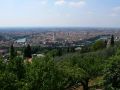 Verona an der Etsch - Panoramablick vom Kloster Madonna di Lourdes