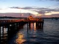 Die Russell Wharf in der Kororareka Bay - The Strand, Russell,  Bay of Islands