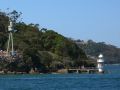 Bradleys Head Light and H.M.A.S. Sydney I Memorial Mast - Port Jackson, Sydney 