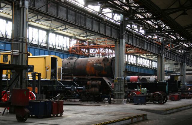 Dampflokwerk Meiningen - Die Lokhalle im DLW Meiningen Dampflokwerk Meiningen - Die Lokhalle im DLW Meiningen