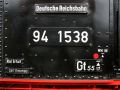 Dampflok  94 1538 der Rennsteigbahn