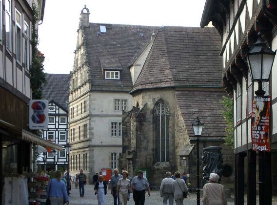 Die Fussgängertzone Oster-Strasse - Hameln an der Weser Die Fussgängertzone Oster-Strasse - Hameln an der Weser