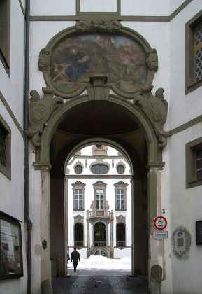 Das ehemalige Benediktinerkloster St Mang - Füssen am Lech, Ostallgäu Das ehemalige Benediktinerkloster St Mang - Füssen am Lech, Ostallgäu