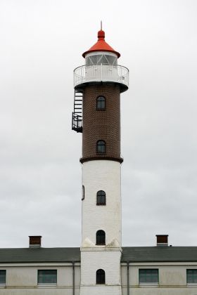 Ostseebad Poel, der obere Teil des Leuchtturms in Timmendorf Strand -  Baujahr 1872, Höhe 21 Meter