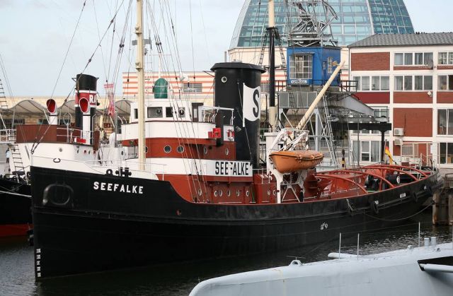 Bergungsschlepper Seefalke, Museumshafen - Schifffahrtsmuseum Bremerhaven Bergungsschlepper Seefalke, Museumshafen - Schifffahrtsmuseum Bremerhaven